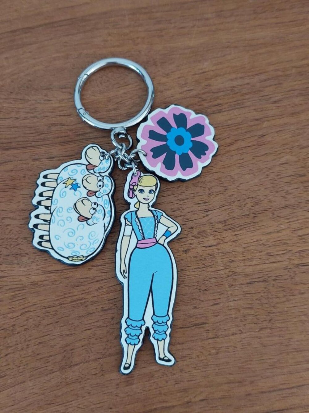 vera bradley bo peep toy story Disney Pixar keychain with blue cartoon character